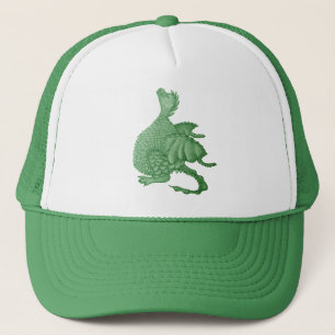 Casquette créature imaginaire mythique dragon vert mignon