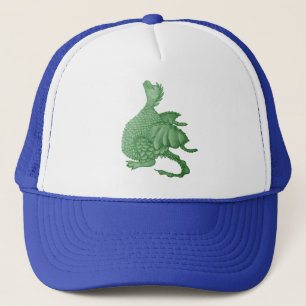 Casquette créature imaginaire mythique dragon vert mignon