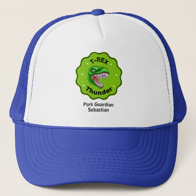 Casquette Créez-vous votre propre T-Rex Dinosaures Roaring A (Devant)