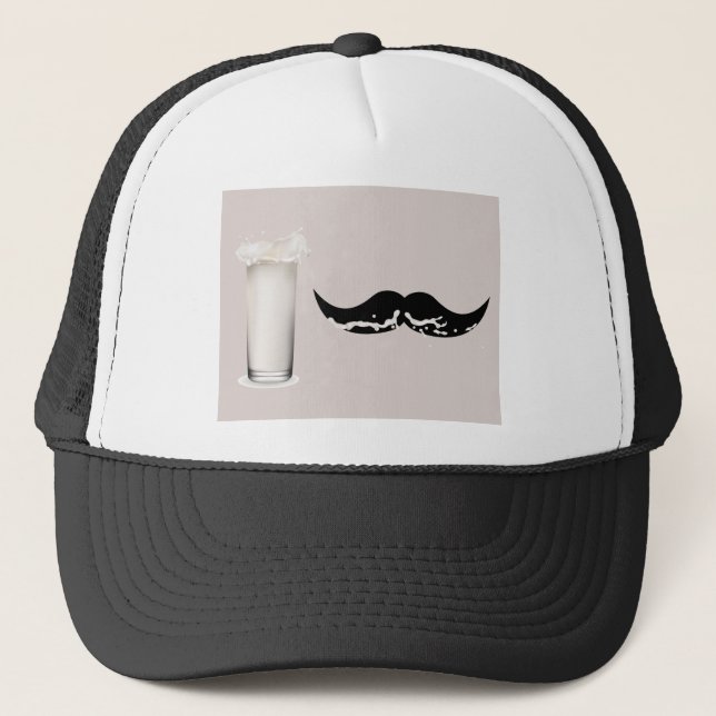 Casquette Crème de moustache de lait (Devant)