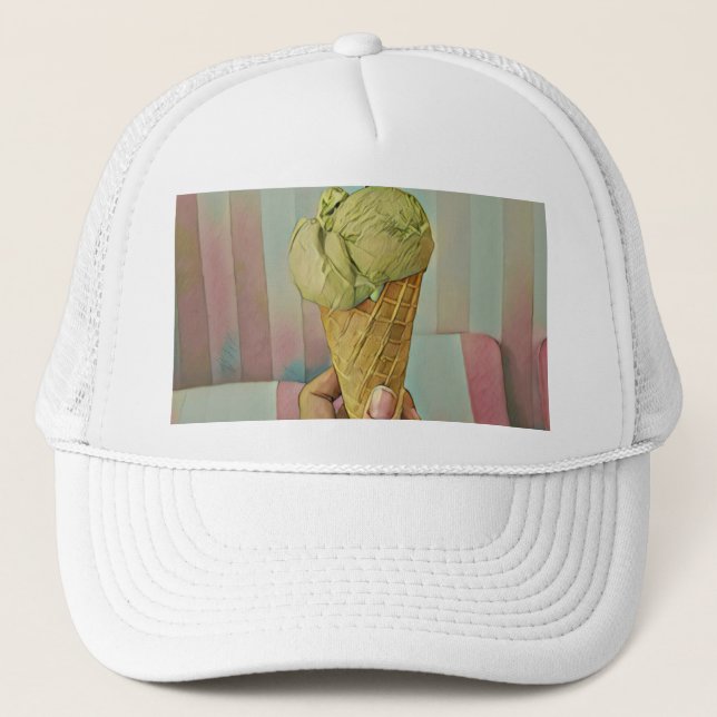 Casquette Crème glacée au chocolat (Devant)