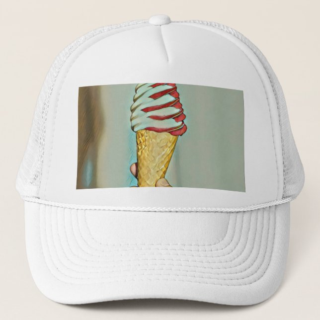 Casquette Crème glacée au chocolat (Devant)