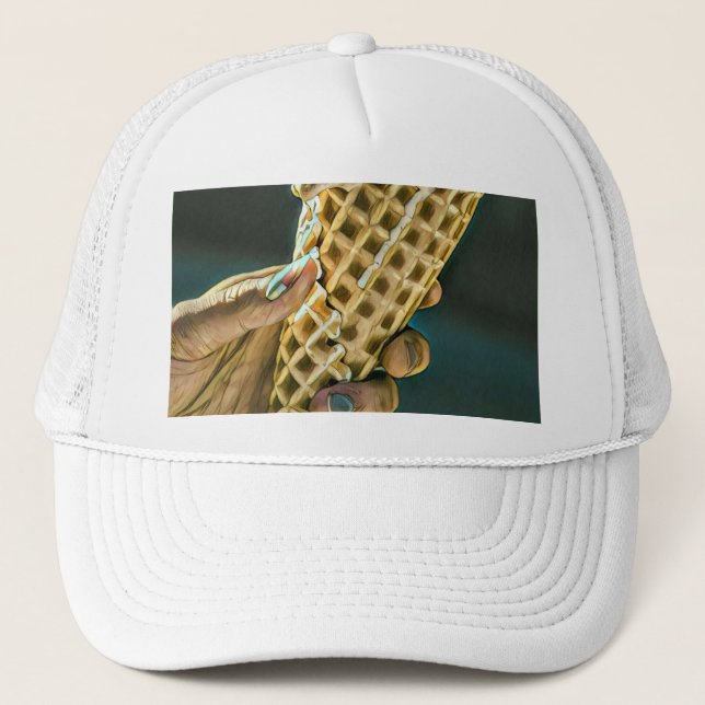 Casquette Crème glacée pour enfants (Devant)
