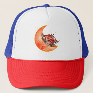 Casquette Crescent Moon Champignons Cottagecore Mycologie de