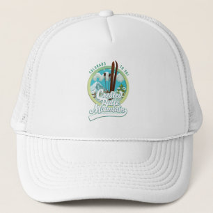 Casquette Crested Butte Mountain Colorado Ski logo
