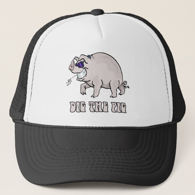Casquette Creusez le porc (Devant)