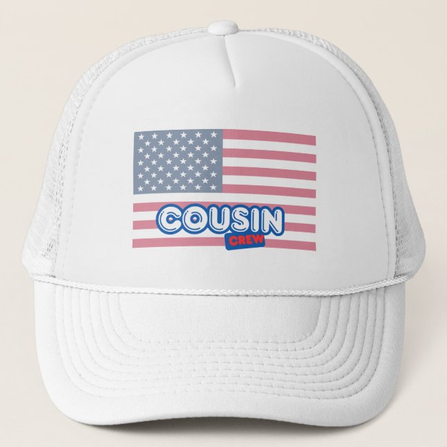 Casquette Crew Cousin USA (Devant)