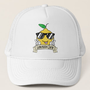 Casquette Crew de limonade - Kawaii Peace Main et lunettes d