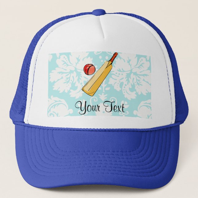 Casquette Cricket Damask turquoise (Devant)