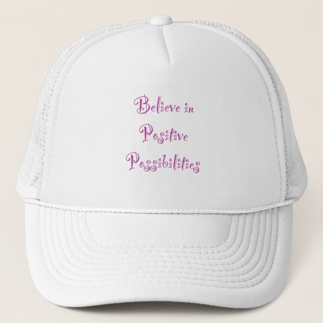 Casquette Croire aux possibilités positives (Devant)