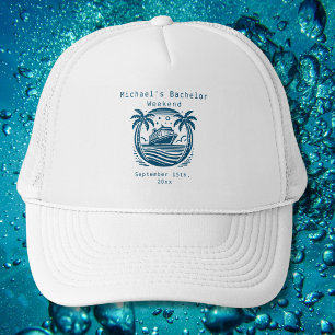 Casquette Croisière enterrement de vie de garçon chapeau bla