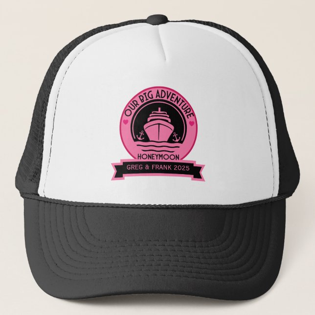 Casquette Croisière lune de miel (Devant)