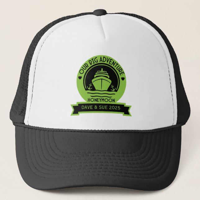 Casquette Croisière lune de miel (Devant)