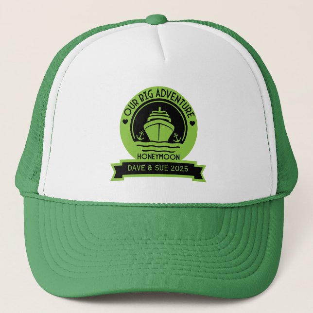 Casquette Croisière lune de miel (Devant)