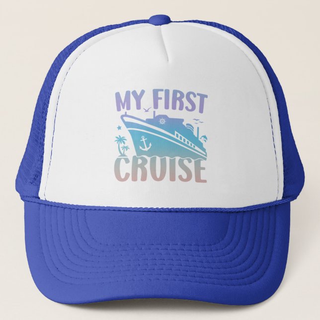 Casquette Croisière Ma Première Croisière 2025 Famille Vacat (Devant)
