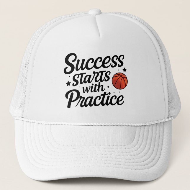 Casquette Croissance des compétences grâce à la pratique (Devant)