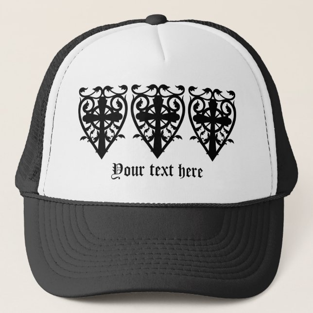 Casquette Croix dans le coeur (Devant)
