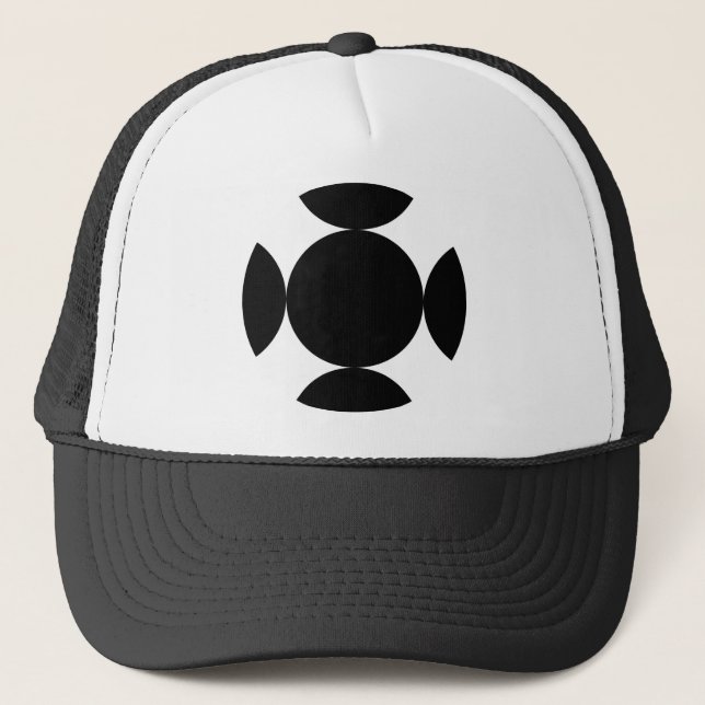 Casquette Croix du Cercle solide par Kenneth Yoncich (Devant)