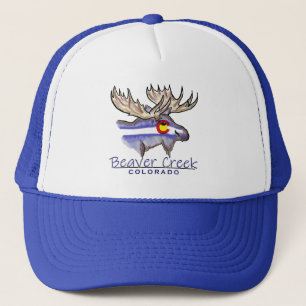 Casquette Croquis d'orignal de Beaver Creek Colorado casquet