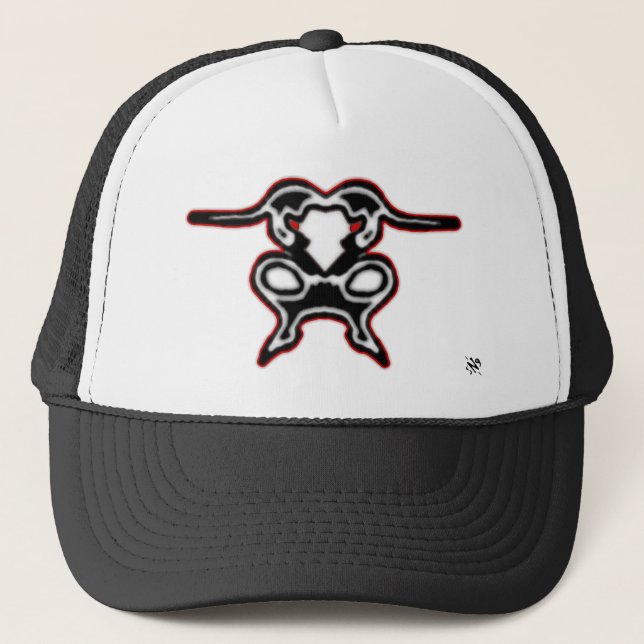Casquette Croquis d'un taureau de saut 2 (Devant)