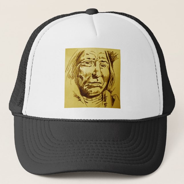 Casquette Croquis en chef indien (Devant)