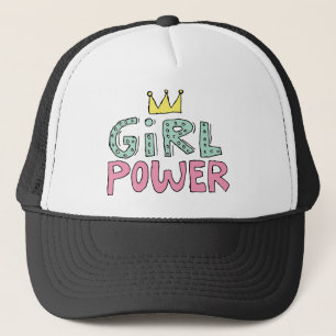Casquette Crown Girl Power Doodle Girly Doodle Power Girl Sk