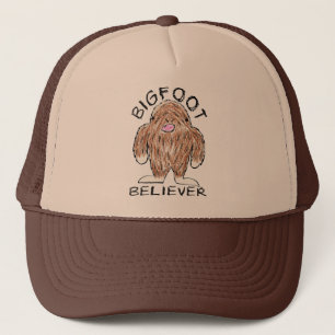 Casquette CROYANT de BIGFOOT - croquis de crayon de