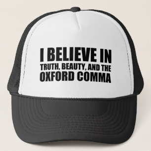 Casquette Croyez en l'Humour Oxford Comma