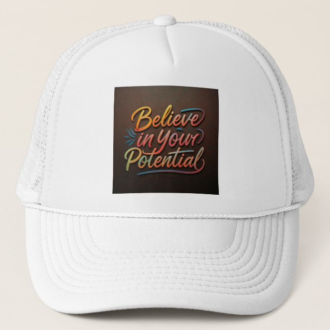 Casquette Croyez en votre potentiel (Devant)