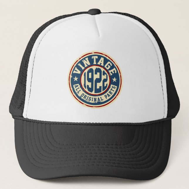 Casquette Cru 1922 toutes les pièces d'original (Devant)
