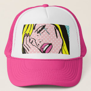 Casquette Cry Me a River Pop Art Trucker Hat