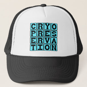 Casquette Cryoconservation, congélation d'humains