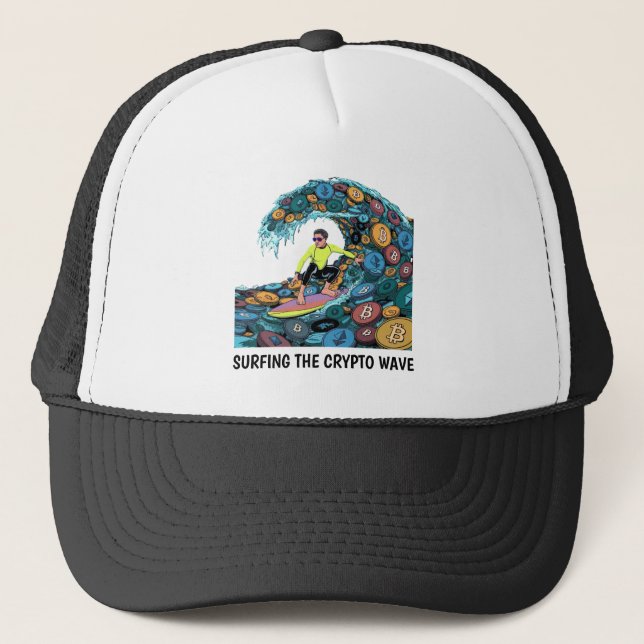 Casquette Crypto de surf (Devant)