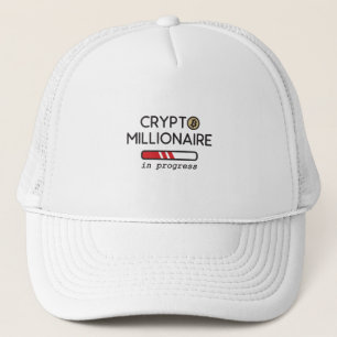 Casquette Crypto millionaire in progress