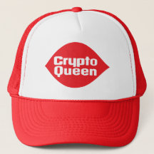 Crypto Queen Parody Image T-Shirt Trucker Chapeau