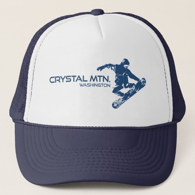 Casquette Crystal Mountain Washington Snowboardeur (Devant)