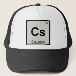Casquette Cs - Castagnettes Musique Chimie Tableau Périodiqu