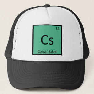 Casquette Cs - Salade César Chimie Symbole du tableau périod