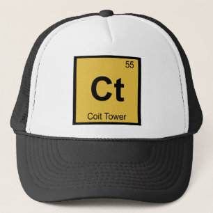 Casquette Ct - Tour Coit San Francisco Symbole de Chimie