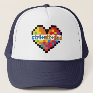 Casquette ctrl + alt + papa Papa geek