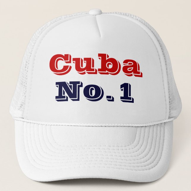 Casquette Cuba numéro un (Devant)