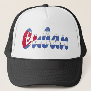Casquette cubain de drapeau