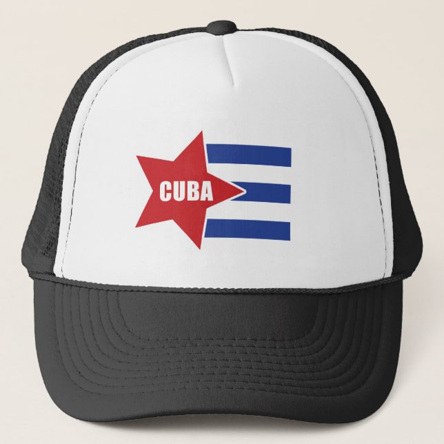 Casquette cubain de drapeau (Devant)