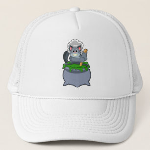 Casquette Cuire le chat avec la potion magique