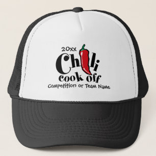 Casquette Cuisinier rouge de piment de Jalapeno outre de