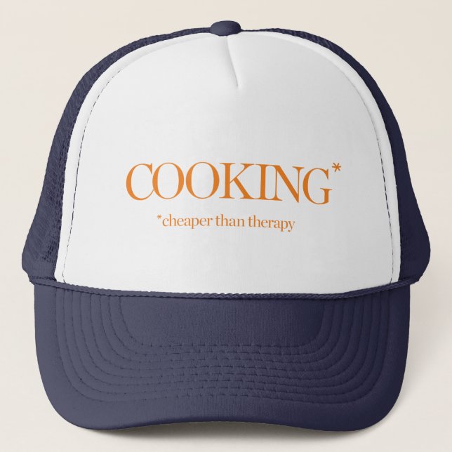 Casquette Cuisson meilleur marché que la thérapie (Devant)