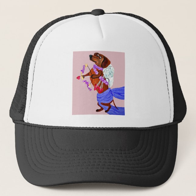 Casquette Cupidon de teckel (Devant)
