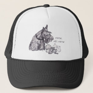 Casquette Curieux Scottish Terrier Mine, tous les miens