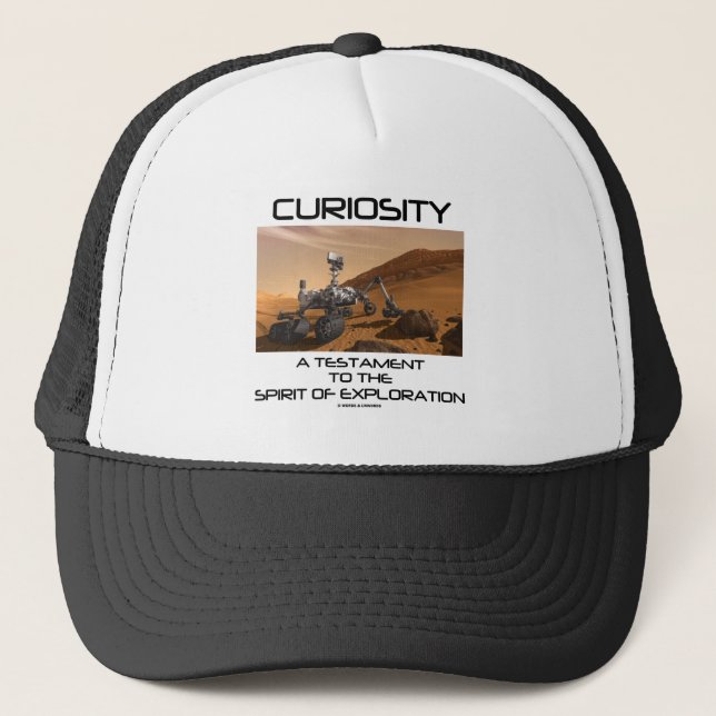 Casquette Curiosité un testament à l'esprit de l'exploration (Devant)
