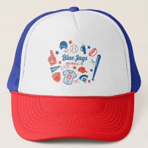 Casquette Custom Baseball Maman Fier Softball Mama Jour
